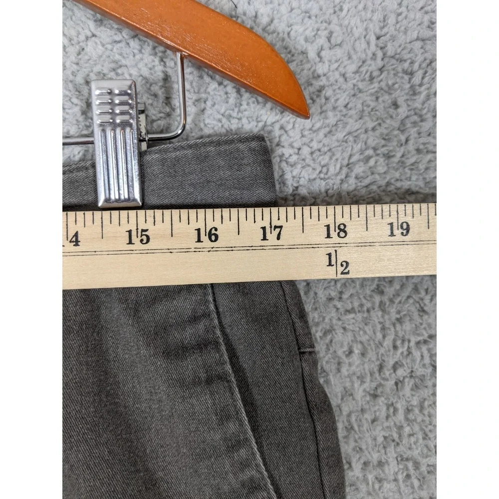 Volcom VMonty Chino Shorts Mens 32 Gray Flat Front Pockets Golf Skater Casual